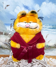 Garfield Plush w/Red Bathrobe 1978 Dakin