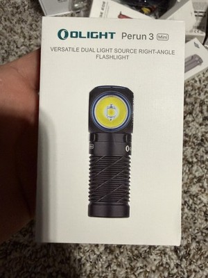 Brand New Sealed Black Olight Perun Mini 3 Rechargeable Headlamp