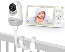 Hellobaby HB6256 Video Baby Monitor 5.0-Inch IPS LCD Screen Remote
