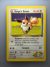 Lt. Surge's Eevee 51/132 Gym Challenge Regular on eBay
