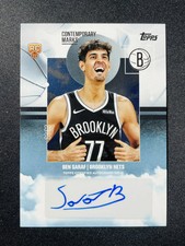 2025-26 Topps Flagship Contemporary Marks Auto Ben Saraf RC Rookie #CM-BS XV44