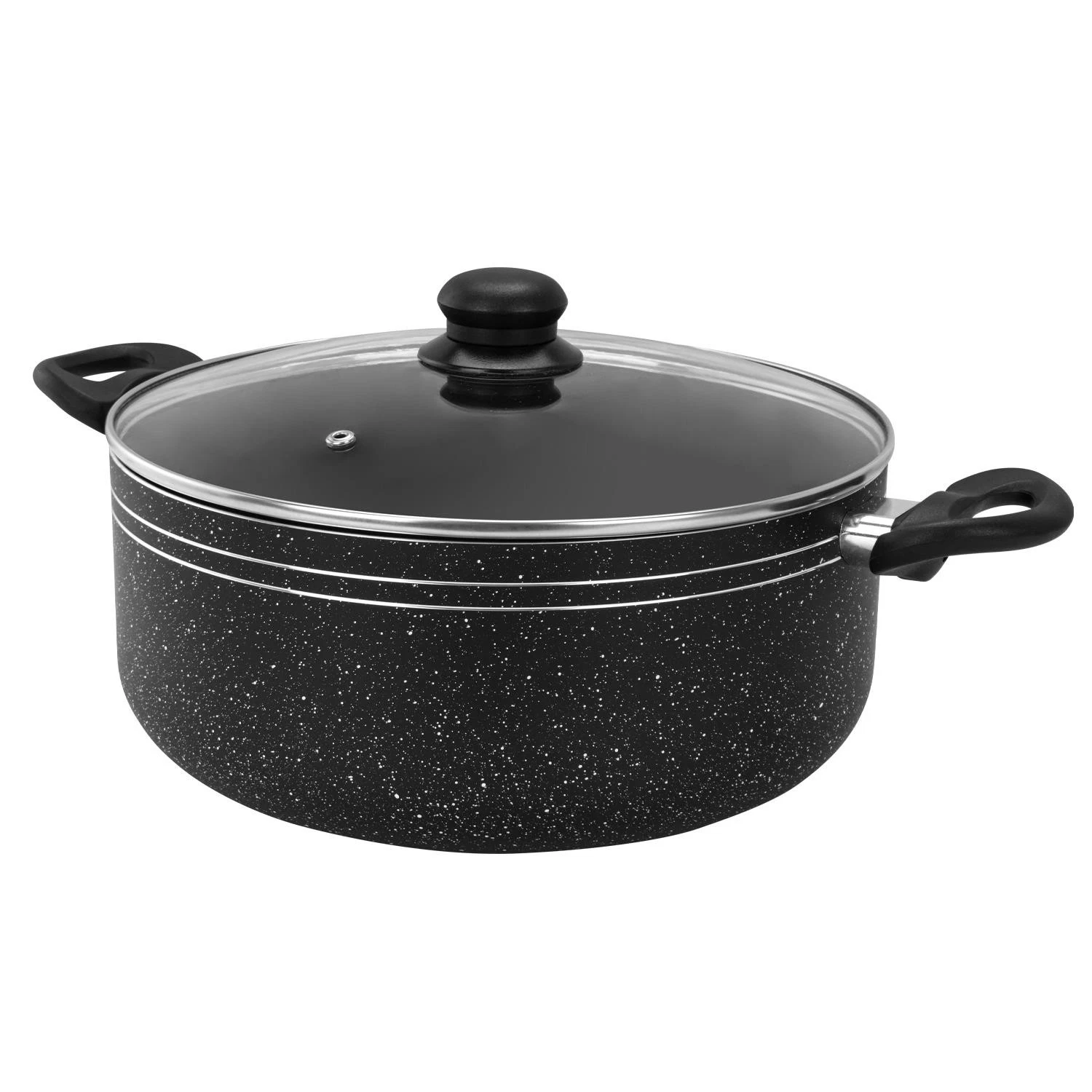 Casserole Dish Stockpot Non-Stick Cookware Soup Stew Pan with Lid 30Cm
