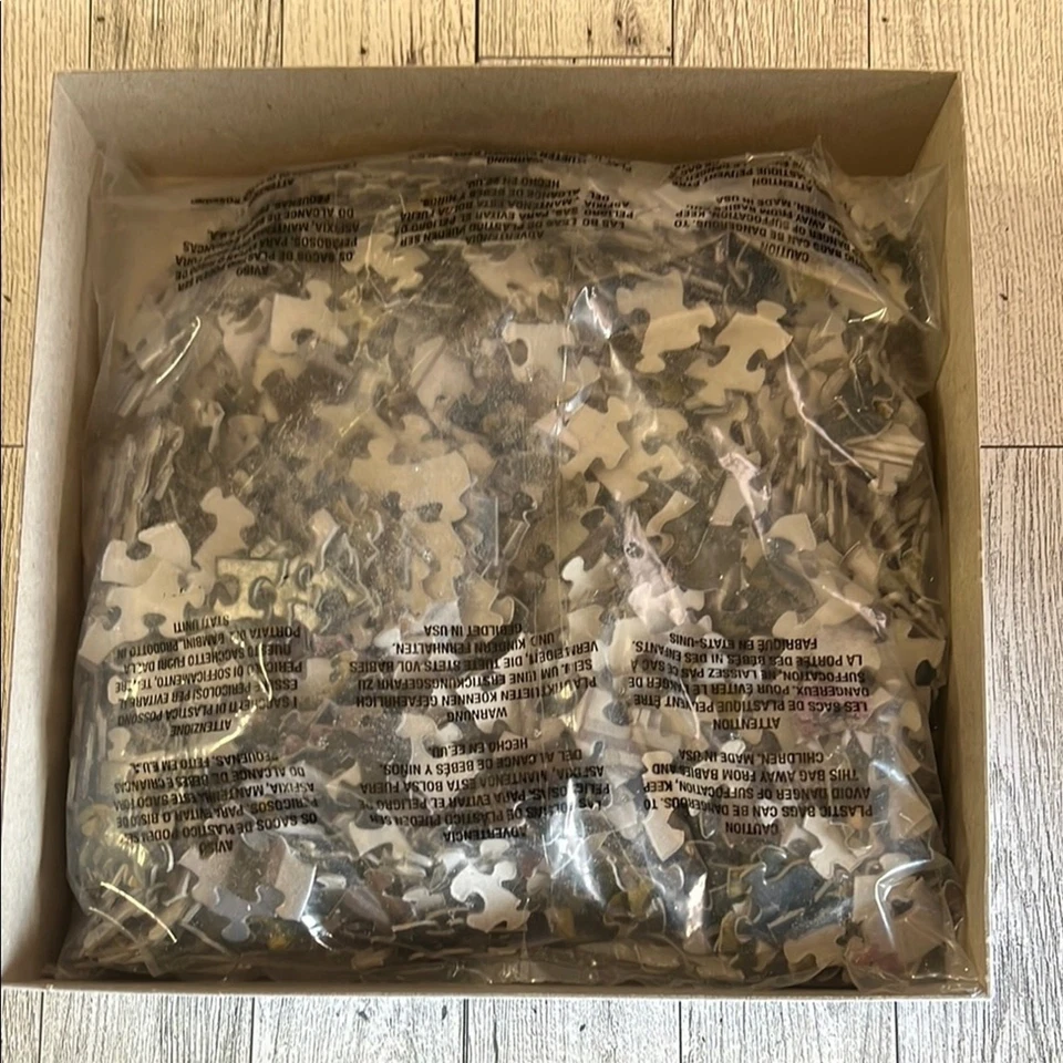 Rompecabezas de 1000 piezas escena porche brocas y piezas Foto 3 de 3