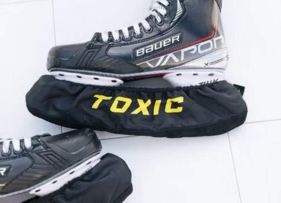 Toxic Hockey Eishockey Schlittschuh Soakers - Schwarz S, M, L Klingenschutz