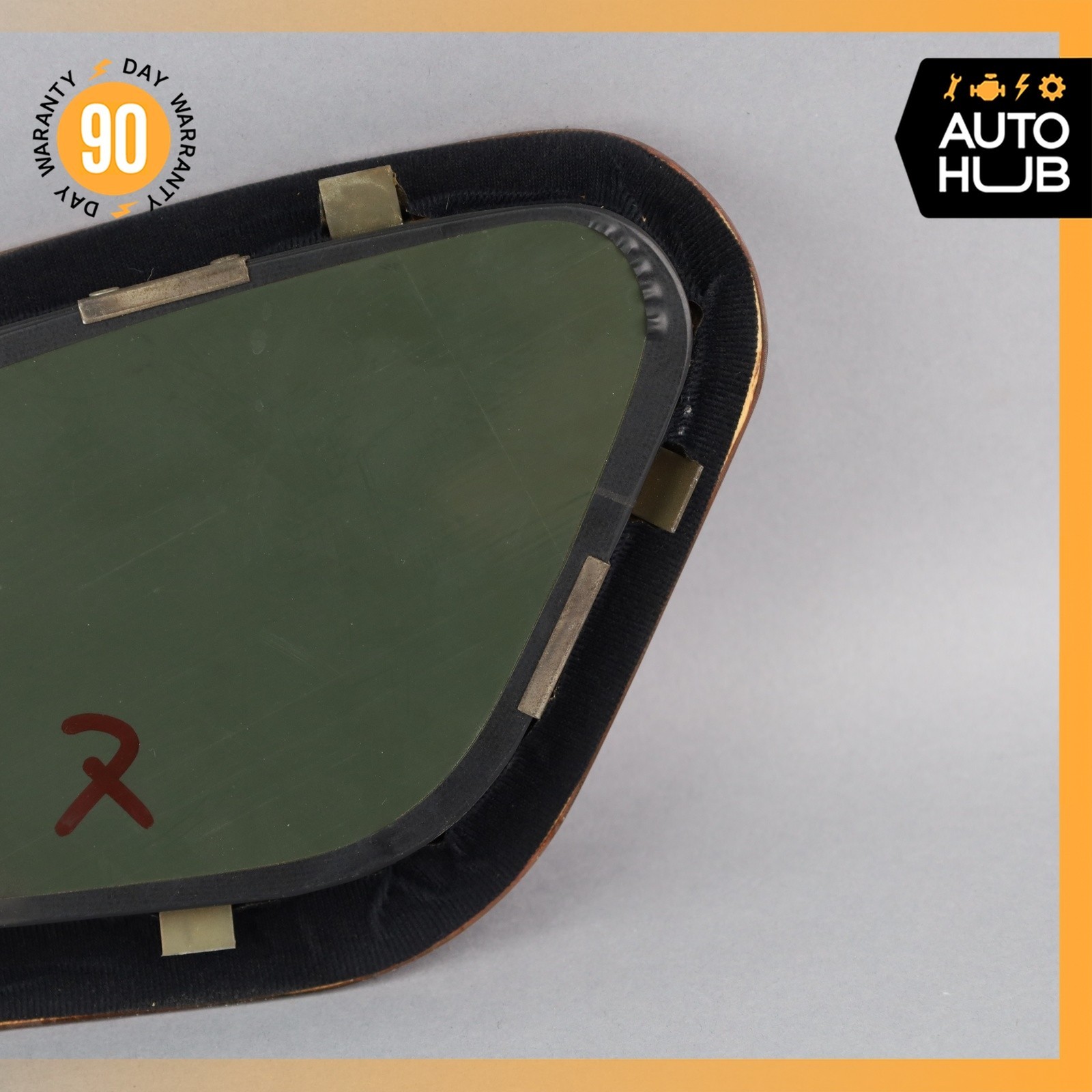 00-09 Bentley Arnage / RR Seraph Rear Right Quarter Vanity Glass Mirror Wood OEM