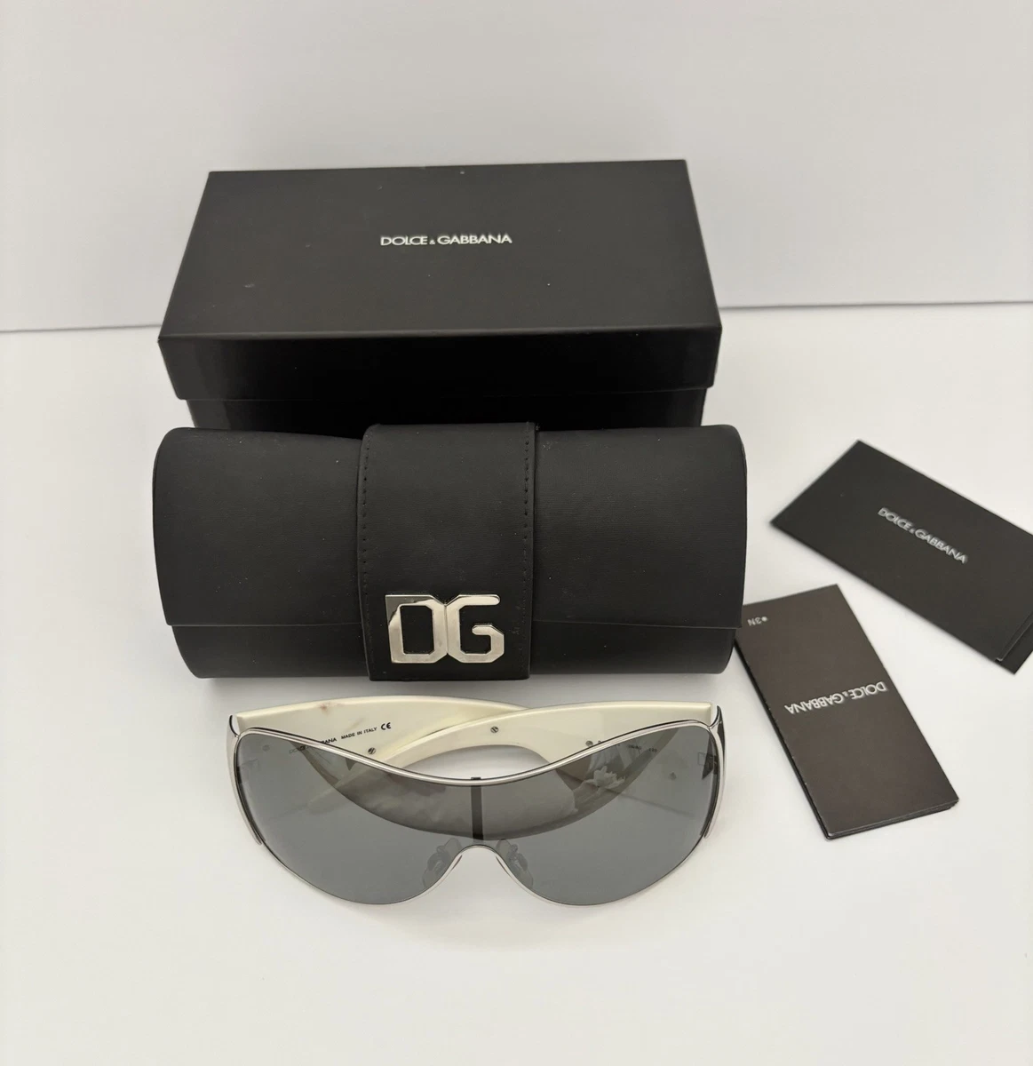 Dolce&Gabbana White Black Sunglasses for Women for sale | eBay display picture 1