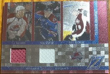 2010-11 Zenith Mozaics Materials DOUBLE T.J. Galiardi/P. Stastny/M. Duchene #5