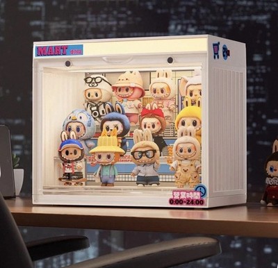 Luminous LED Display Container Case for Pop Mart Blind Box Action Figures