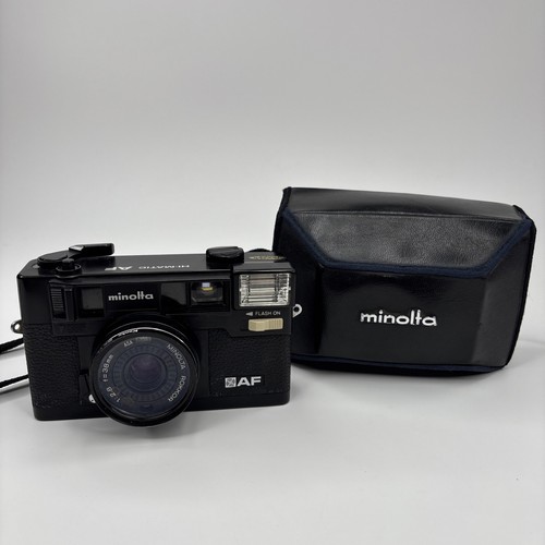 Minolta Hi Matic AF Point & Shoot Film Camera 38mm F/2.8 Japan (AS IS)