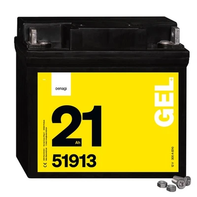 Denagi 21Ah Motorradbatterie GEL 12V BMW R850 R1100 R1150 GS K1200 mit ABS