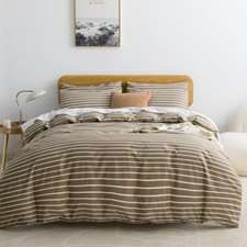 JELLYMONI King Duvet Cover Set, Cotton Duvet Cover 3 Pieces with Zipper Closu...