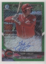 2018 Bowman Chrome Prospect Green Shimmer Refractor /99 Gavin LaValley Auto 0b2