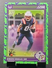 2024 Score-A-Treat #194 Demario Douglas PATRIOTS Green Bats football card🏈NM/MT