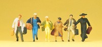 Reisende Eilen (6) Ho/Oo MaßStab Figuren Preiser 14068