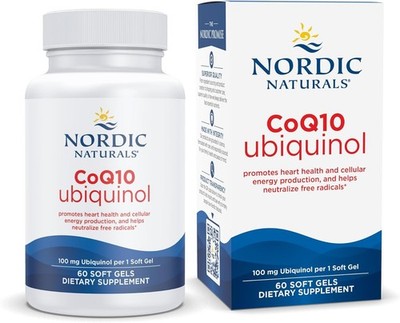NORDIC NATURALS, NORDIC COQ10 UBIQUINOL 100mg 60 Weichkapseln SUPER PREIS
