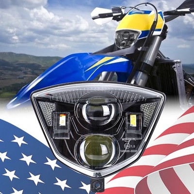 LED Headlight Hi/Low Beam For Husaberg TE 125 250 300 2012-2014 /FE 390 450 570
