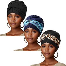 3 Pcs Swim Cap Large Swimming Turban for Women Youth Extra Large Swim Cap for...