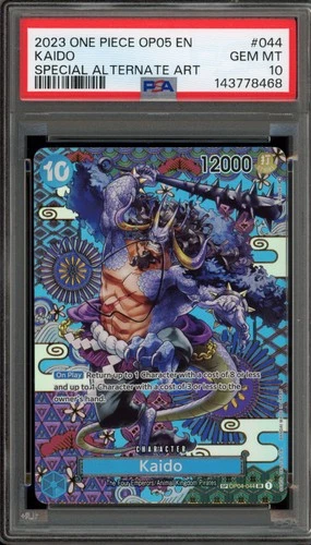 One Piece CCG Kaido Special Alternate Art OP04-044 PSA 10 Gem Mint