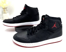 Nike Men's Jordan Jumpman Size 7 Black Red White Basketball Shoes Lace Up New