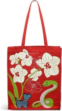 Radley London Lunar New Year of Snake Open Top Canvas Tote Bag New