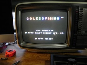 ColecoVision & Adam Spy Hunter 1980s Game Cartridge Tested Coleco Software
