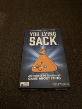 You Lying Sack Board Game 100% Complete Used Once Perfect