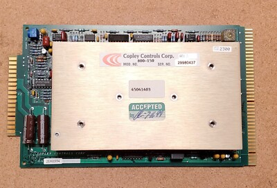 Universal Instruments Copley Controls 800-1050 Servo Amp 2A Rev D
