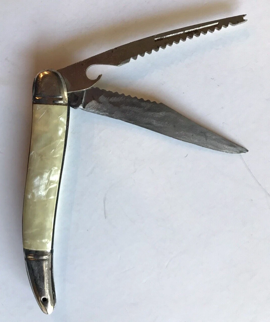 JOWIKA REPUBLIC IRELAND FISHING KNIFE - TWO BLADES - TOOL
