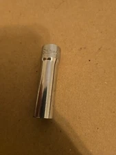 Snap On 3/8" Drive 3/8" 12PT Deep Chrome Socket Read Ad FVS121