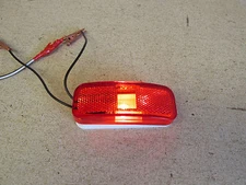 Glo Brite 118A/117R Replacement -RV Trailer Truck Side Marker Light - Red Lens