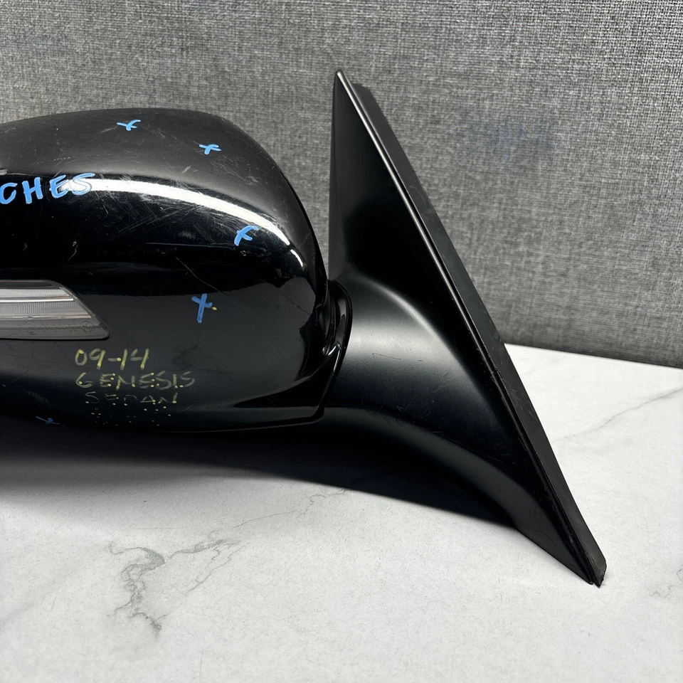 Espejo retrovisor derecho del pasajero Hyundai Genesis 2009-2014 sedán OEM Foto 4 de 4