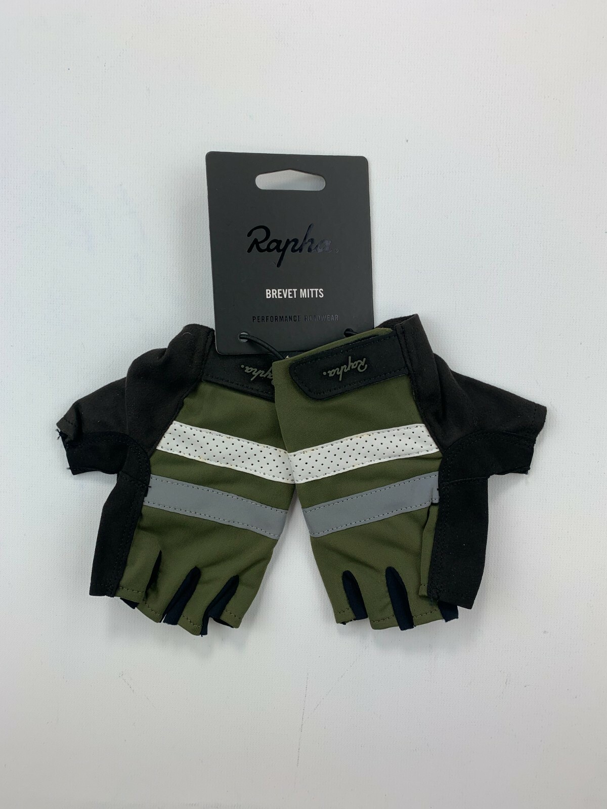 RAPHA Brevet Mitts Olive Green Size Small New | eBay