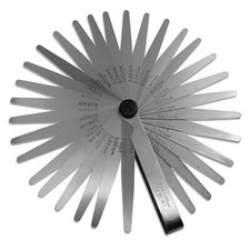 Spurtar Tapered Feeler Gauge, 32 Blades 0.001-0.04"/ 0.03-1.00mm Dual Marked Im