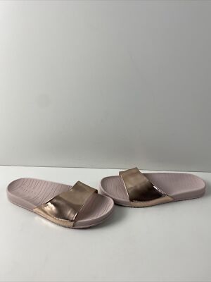 sperry leather slide sandals
