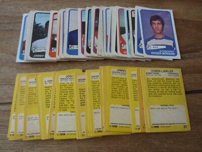 A&BC Yellow Back Football Cards 1. Series from 1968 - Good - Pick Your Cards
