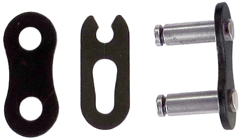 Cadena de transmisión negra para Yamaha Exciter 250 RZ350 SRX250 SRX600 1980-1987 Foto 3 de 4