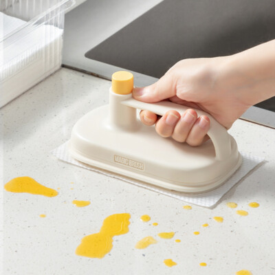 Kitchen Bathroom Toilet Cleaning Magic Brush Glass Wall Cleaning Bath Brush Hand