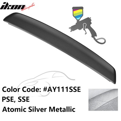 Fits 08-23 Dodge Challenger Trunk Spoiler ABS Rear Wing Painted #PSE Silver Lip