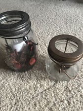 Fruitta De Pratti 2 Hanging tea light candle holder glass Pre-owned 