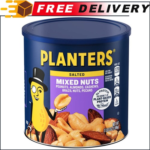 Planters Mixed Nuts Less Than 50 Peanuts with Peanuts, Kosher, 3 Lb 8 Oz eBay
