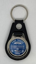 High Quality 100 leather RETRO KEYCHAIN FOR FORD blue
