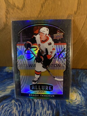 Brady Tkachuk 2020-21 Upper Deck Allure Hockey L Card #28 Ottawa Senators