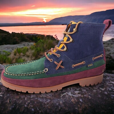 Polo Ralph Lauren Ranger Mid Suede Men's Size 10.5 Boots | eBay