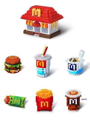 激レア！McDonald's nanoblock 45周年記念セット 新品 マクドナルド45周年記念限定 ナノブロックバーディ ドナルド