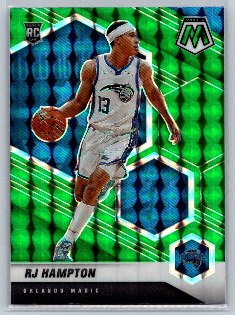 2020  Panini Mosaic #233 RJ Hampton Mosaic Green Rookie RC Magic