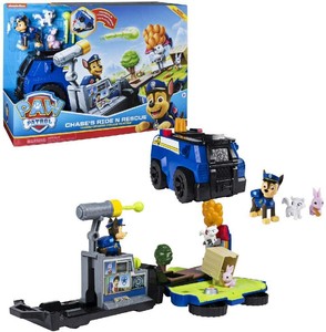 paw patrol chase's ride rescue transforming playset