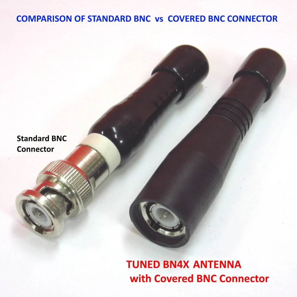 BN4X Sintonizado UHF BNC Stubby Antena 406-472 Ham Radio Heathkit Kenwood Maxon RCA Foto 4 de 4