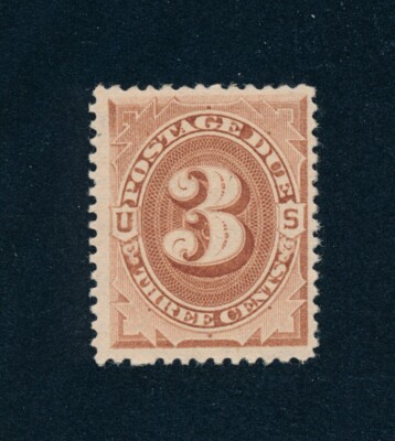 drbobstamps US Scott #J3 Mint Hinged Postage Due Stamp Cat $100 | eBay