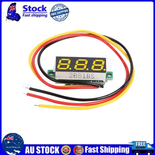  Mini LED Display 0.28 inch DC 0100V 3 Wire Gauge Voltage Meter