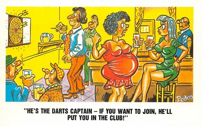 PEDRO COMIC P/C NR. 248 DARTS/SCHWANGERE UNBENUTZT SEHR GUT/NEUWERTIG  